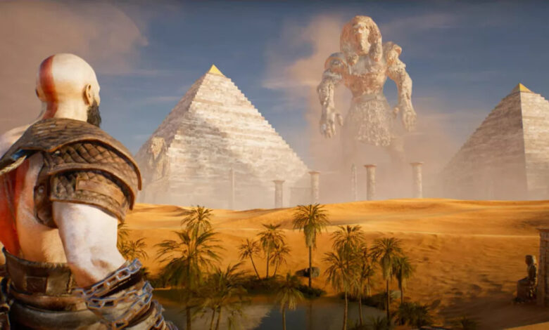 God of War en Egypte dans un trailer sous Unreal Engine 5