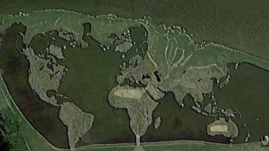 Photo de Quelles sont ces îles qui ressemblent à la carte du monde sur Google Maps ?